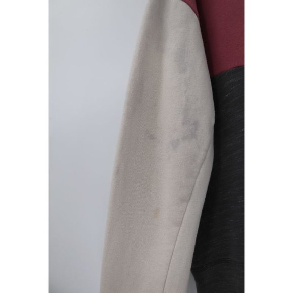 PINK Victoria's Secret women’s L 1/4 zip fleece pullover colorblock logo - Picture 10 of 10